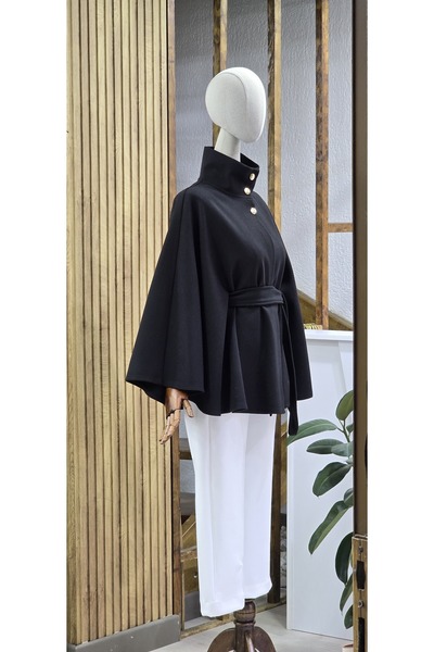 NANTİREA Kaşe Three-Button Belted Kimono