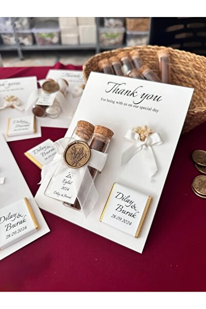 Mapel 10 adet kahve,şeker ve çikolata seti, nikah, nişan, kına, söz, isteme h...