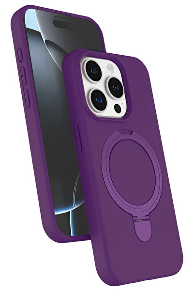 NewFace غطاء NRZSNT لهاتف Apple iPhone 15 Pro Max Regal Magsafe مع حامل - (11...