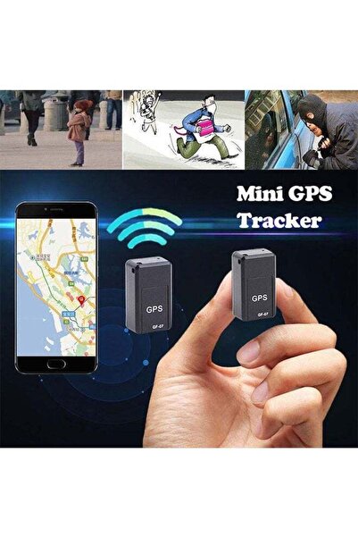 Generic GF-07 Mini GPS Tracker - Miniature Locator (Black)