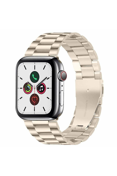ceptego Apple Watch A+ Quality Compatible Series 1/2/3/4/5/6/Se/7/8/9 S10-11 and 42-44-45-49mm 3B Metal Band