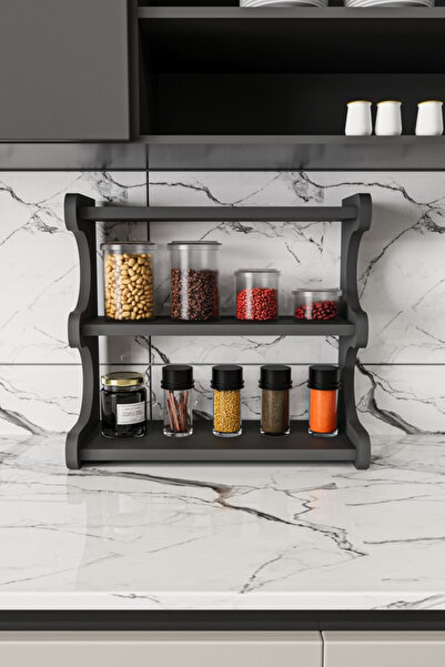 alpaevmobilya 3-Tier Tabletop Shelf, Office Organizer, Multi-Purpose Organizer Shelf, Kitchen, Office, Bookshelf Organizer