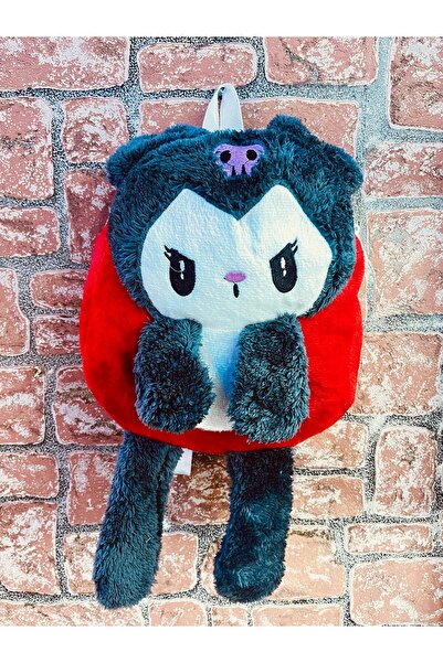Peluş Çocuk Sırt Çantası - Labubu Hello Kitty Kuromi Stitch Mickey Mouse Bugs Bunny Çanta