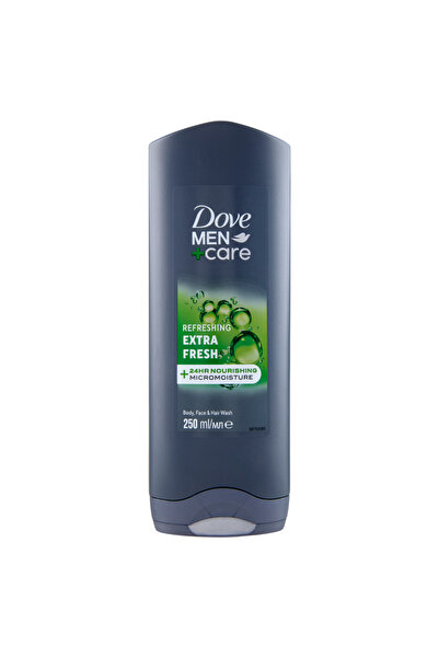 Dove Men +care Ferahlatıcı Ekstra Ferahlık Vücut, Yüz ve Saç Yıkama Jeli 250 ml