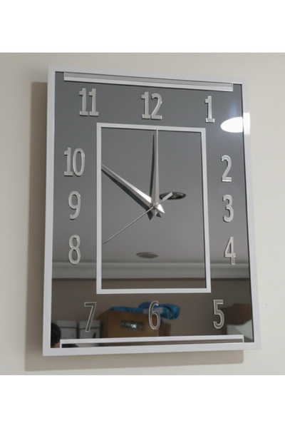 nice solar Ayna duvar saati hediyelik küçük boy (27x36cm)