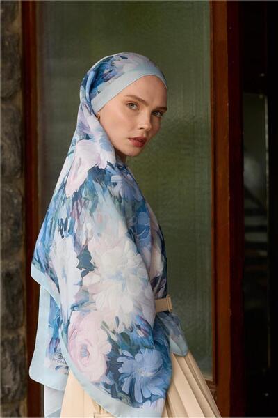 İpekhan Μαλακό σάλι Winter Bloom 3069-10033