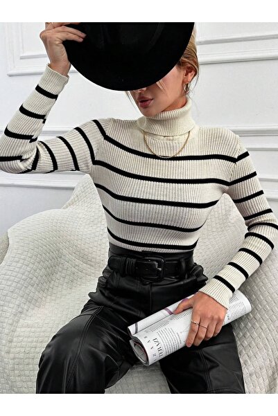 Genel Markalar Çizgili Boğazlı Badi