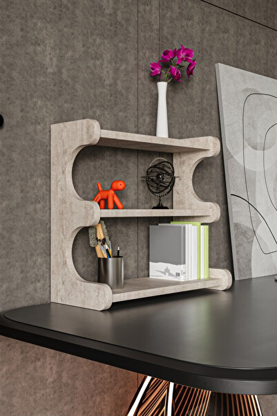 alpaevmobilya 3-Tier Tabletop Shelf, Office Organizer, Multi-Purpose Organizer Shelf, Kitchen, Office, Bookshelf Organizer