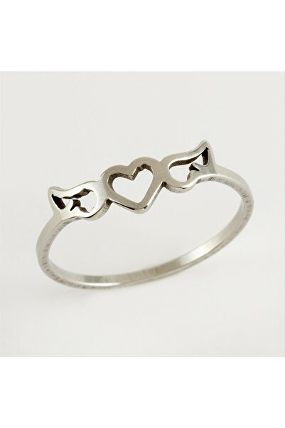 ZERO LAND Nrzsnt Heart Luxury Steel (11249) Ring-Silver Color
