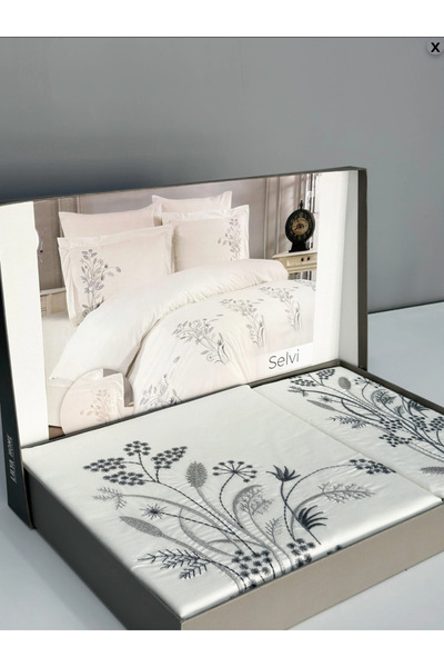 Marpiella Lilya Home Selvi Double Duvet Cover Set Bridal Set