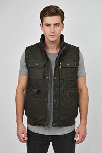 DYNAMO Чоловічий зимовий плюшевий спортивний мисливський жилет 4101 BGL-ST04910