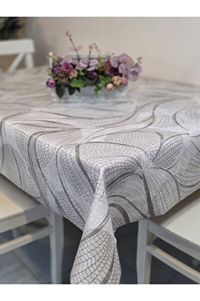 Başak Ev Tekstili Soft Textured Thick Pvc Tablecloth – Easy to Clean, Non-Slip & Wipeable