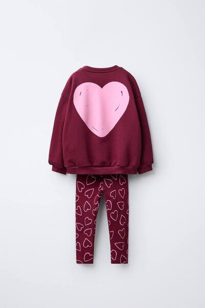 ARBİ kids Girls' Stitch Three-Thread Fleece-Lined Winter Full-Fit Suit