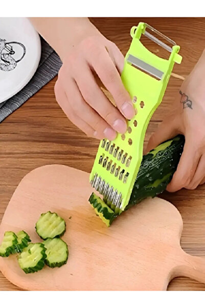 EcoVibe Çok Fonksiyonlu Mini Soyucu Dilimleyici Rende