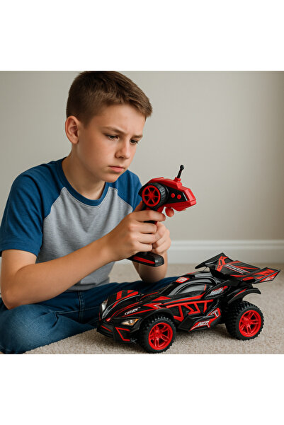 OEM Extreme Racing RC 2.4 GHz remote control car, 1:12 scale, 38.8 cm, high speed, black-red