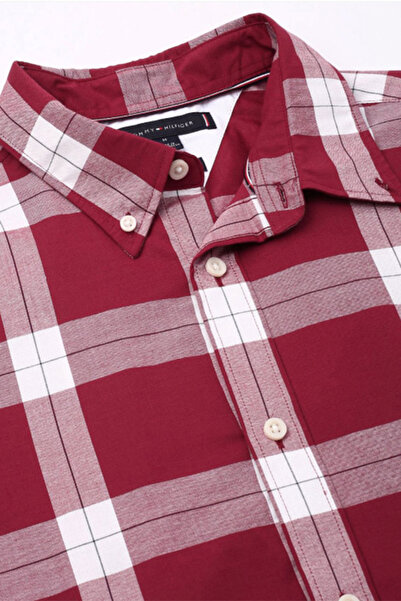 Tommy Hilfiger Men Slim Fit Tartan Checks Opaque Checked Casual Shirt