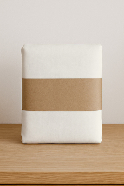 PureText |   Purecomfort |   100% Cotton Ranforce Double Elastic Fitted Sheet |   160X200 |   Ecru