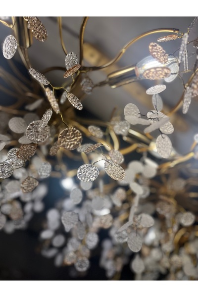 Cristalin Aydınlatma Modern Taşlı Lüx Avize 110 cm