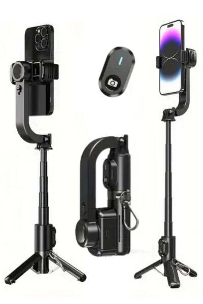 Shopit مثبت جيمبال محمول، عصا سيلفي تلسكوبية، مثبت جيمبال للهواتف الذكية بزاو...