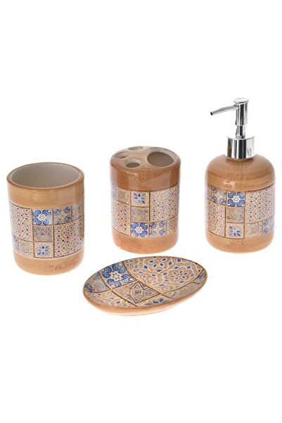 Iliadis Alexandros 4-piece bathroom set, ceramic, Mosaique