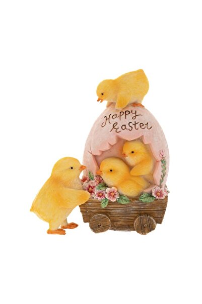 Iliadis Alexandros Figurină Pui Paște Fericit 12 cm x 8 cm x 14 cm