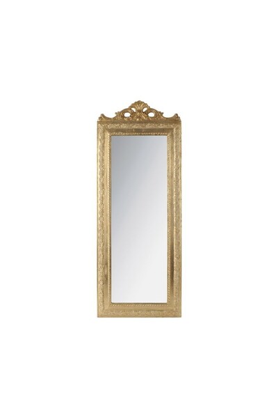 inart Oglinda din rasina Vintage Gold 35 x 2 x 90 cm