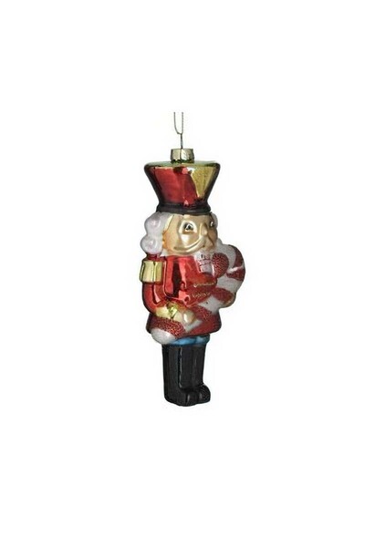 inart Set 4 globuri din sticla Nutcracker 7 cm x 15 cm
