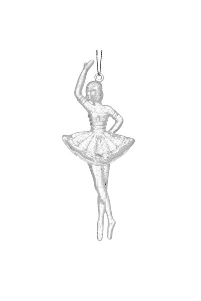 Iliadis Alexandros Set 6 ornamente brad transparente Balerina 6 x 14 cm