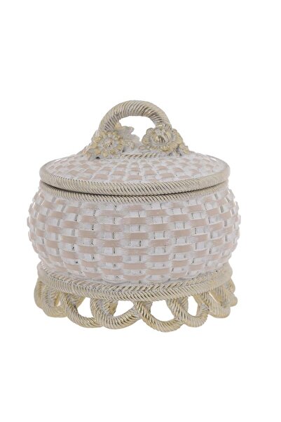 inart Caseta bijuterii Beige 13 cm