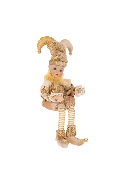 Iliadis Alexandros Elf Beige Golden with music and movement 50 cm