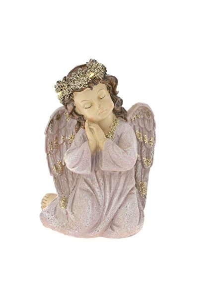 Iliadis Alexandros Ingeras decor din rasina cu LED Grey 14 x 20 cm