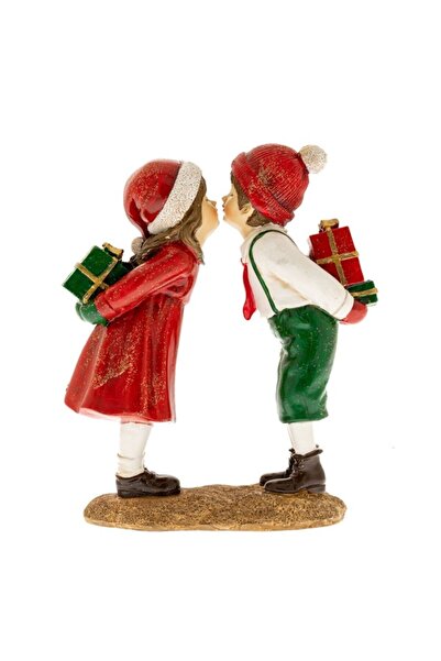 Iliadis Alexandros Figurina din rasina Kissing Kids 15 cm x 18 cm
