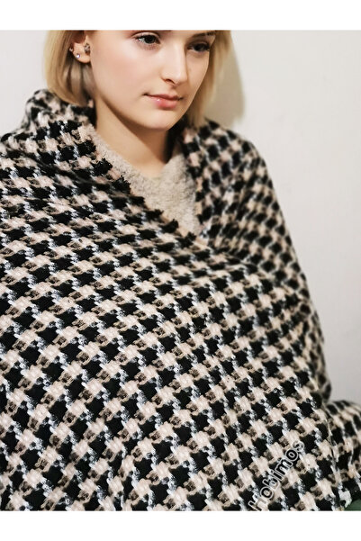 Hobimos Patterned Soft Textured Thick Shawl
