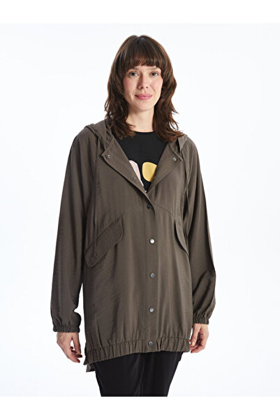 LC Waikiki Hooded Women's Trench Coat