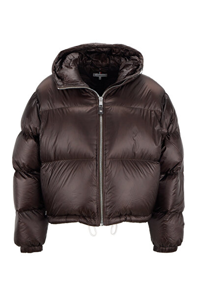 Tommy Hilfiger Kahve Kadın Mont WW0WW46541GOP