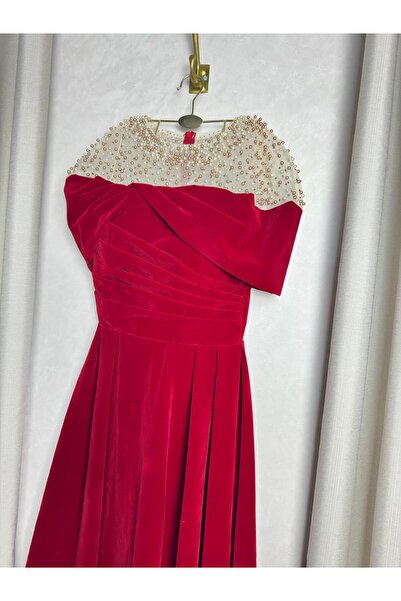 ProWorks & RTC Soft red dress, felt fabric