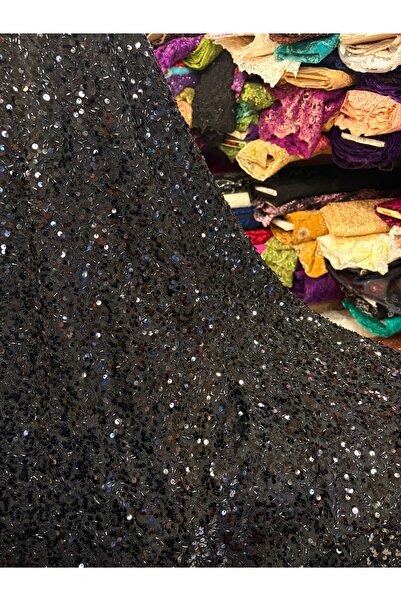 MEKİK MANİFATURA PULLU PAYET KUMAŞ (TÜL ÜZERİNE PUL VE BONCUK GÖRÜNÜMLÜ )