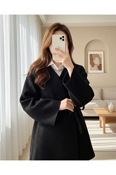 MissRunin Yandan Bağlamalı Buklet Kimono