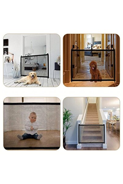 EBA Portable textile barrier, eBA child and animal safety gate, 110x72 cm – headlight mounting