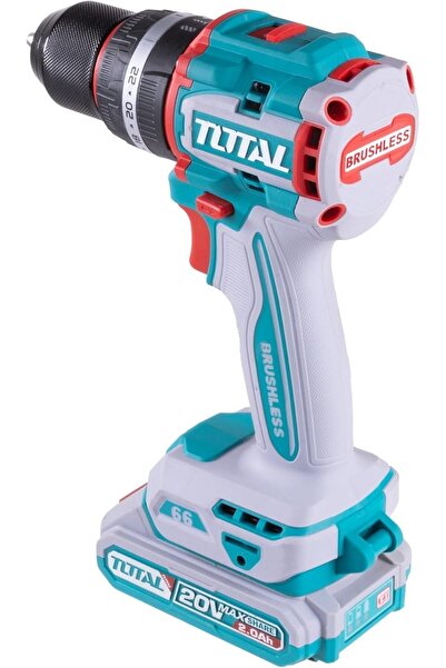 TOTAL Compact Brushless Cordless Hammer Drill TIDLI20668