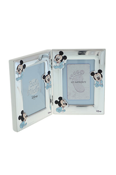 GiftExpress Silver-plated photo frame with Baby Mickey Mouse