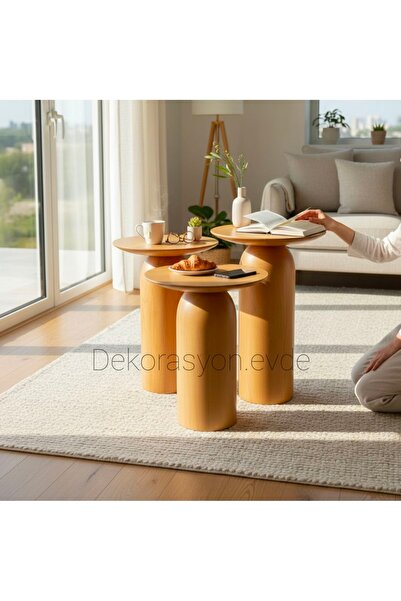 Dekorasyon evde Mantar sehpa zigon