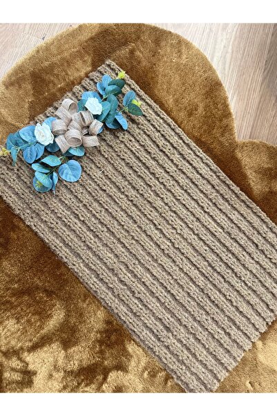 Marrone Large Size Door Mat 100*50 cm Curved Model