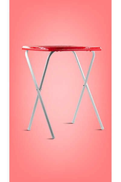 Dania Plastic Table Red/White 50x35x62 cm
