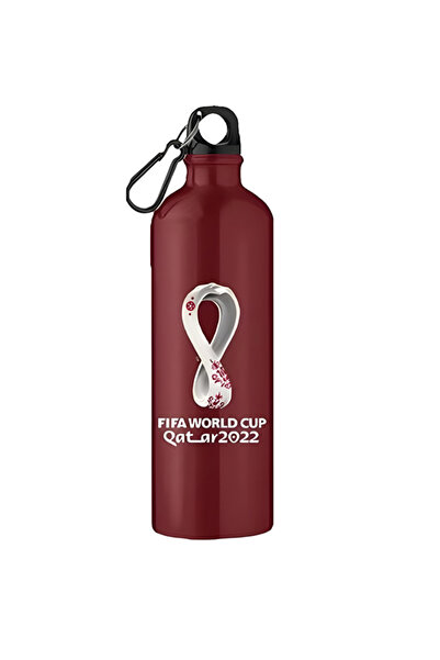 FIFA World Cup Qatar 2022 ™ Aluminum Water Bottle, Red