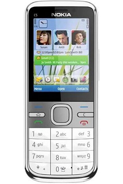 Nokia C Series C5-00 5MP Camera White (Unlocked) Smartphone