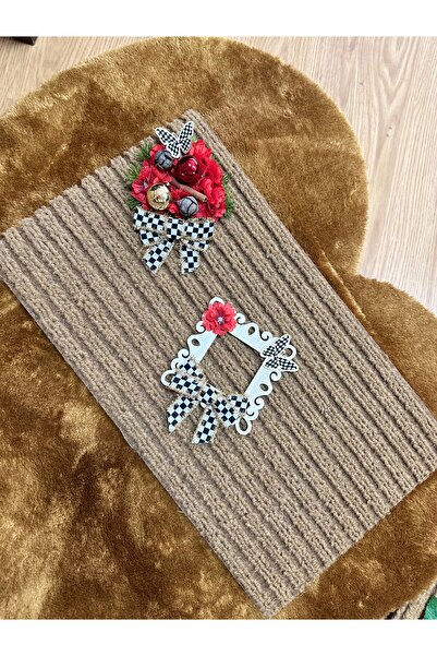 Marrone Large Size Door Mat 100*50 and Socket Decoration Double Set