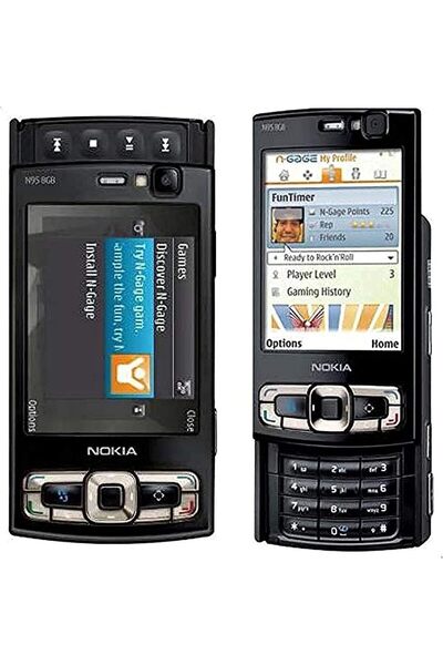 Nokia N95 (English/Arabic) - Black