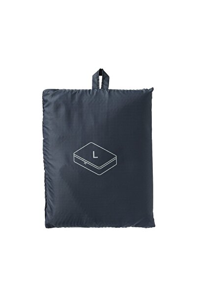 Muji Recycled Nylon Gusset Case, W 40 x D 53 x H 10 cm, L, Black