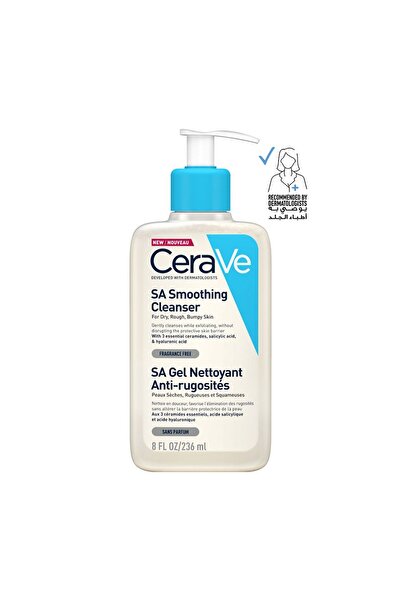 CeraVe Smoothing Gel Cleanser for Dry and Rough Skin - 236 ml